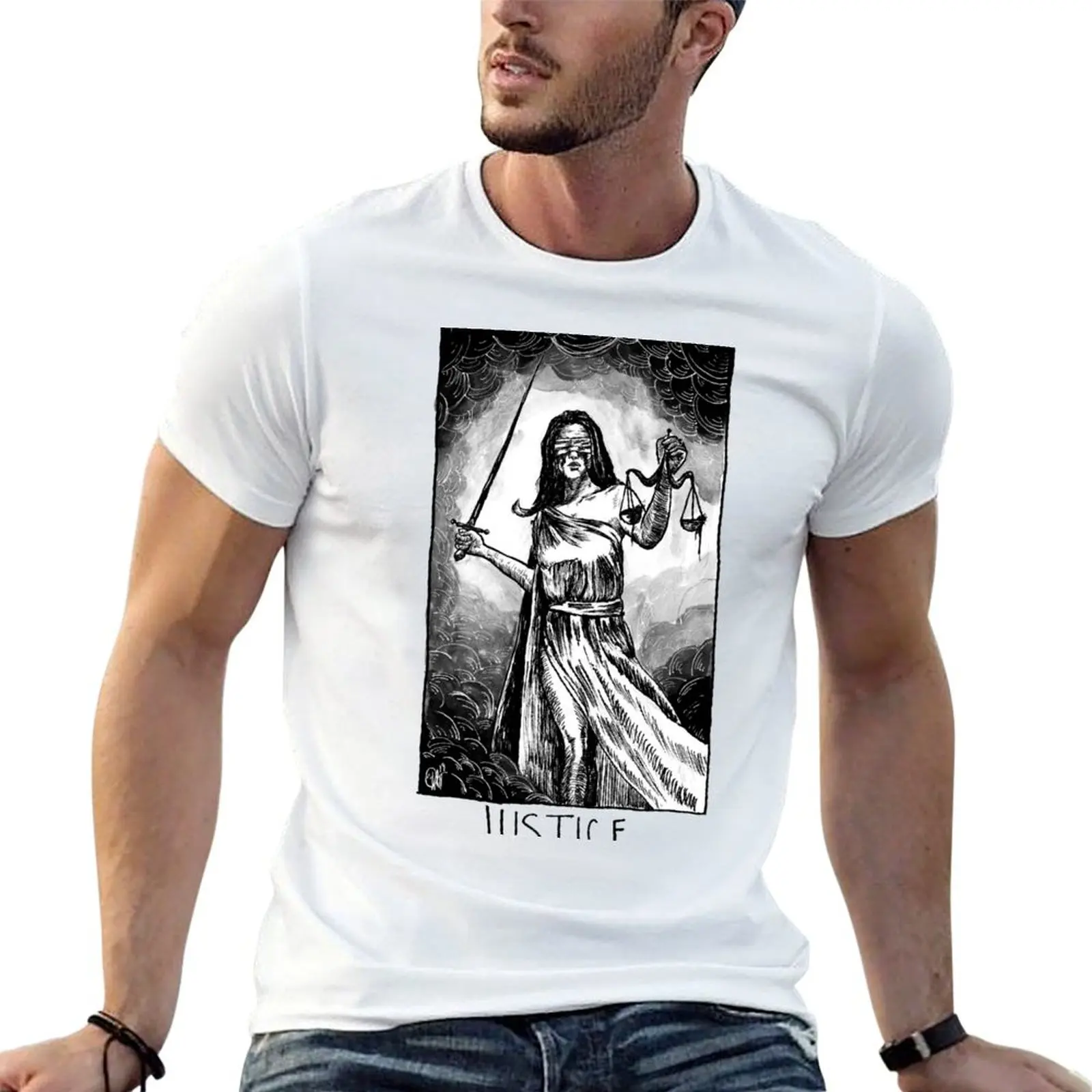 T-shirt Justice décontracté à manches courtes pour les vacances