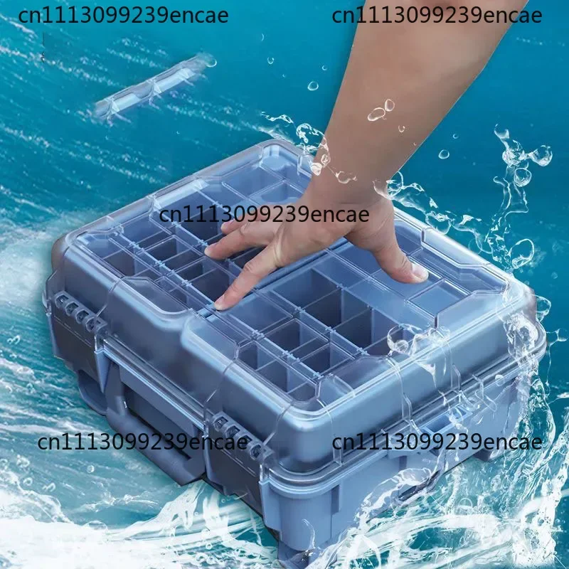 Multifunctional waterproof portable fishing accessories storage box accessories  bait box portable tool