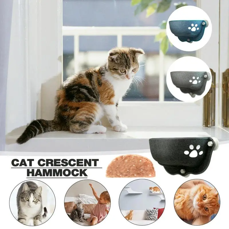 

Cat Window Hammock For Indoor Cats Pet Hanging Bed Sleeping With Strong Suction Cups Pet Kitty Sunny Window Perch Seat Nest