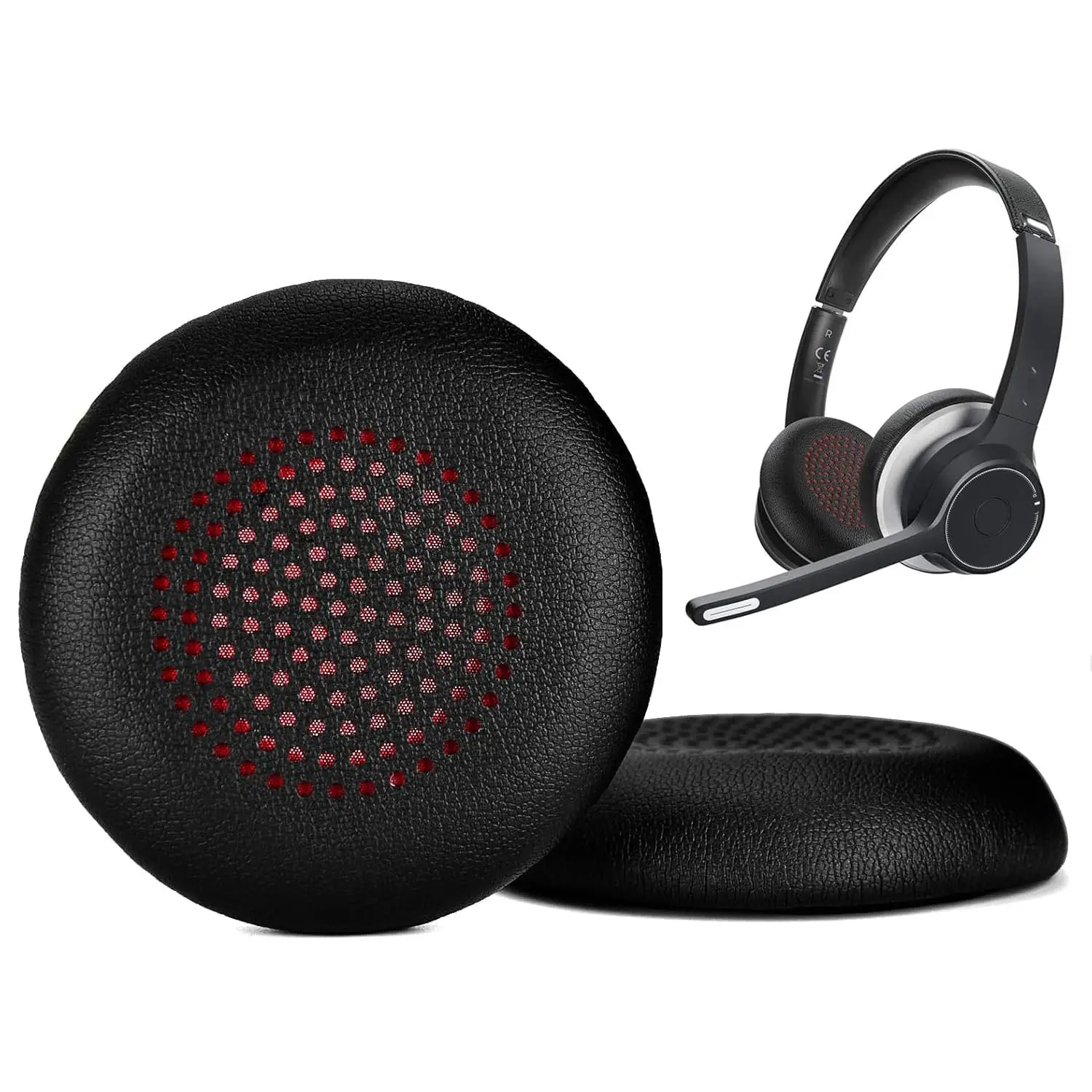 V-MOTA амбушюры совместимы с Mpow HC5 HC6,HC6 Pro,HC6 USB Проводная компьютерная гарнитура (1 пара)