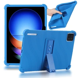 Cover For Xiaomi Pad 6S Pro / 6 Pro / 6 Soft Silicon Stand Adjustable Tablets Case For Xiaomi Pad 5 Pro 5 Pro / 5 Coque Fundas