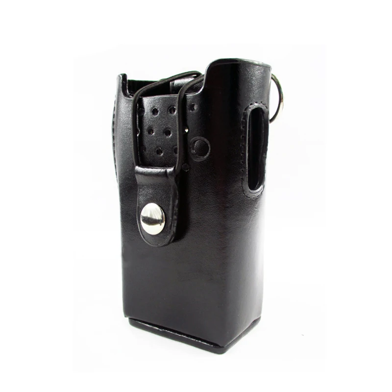 

Hard Leather Case For Motorola 2-Way Radio GP328 GP340 GP360 GP380