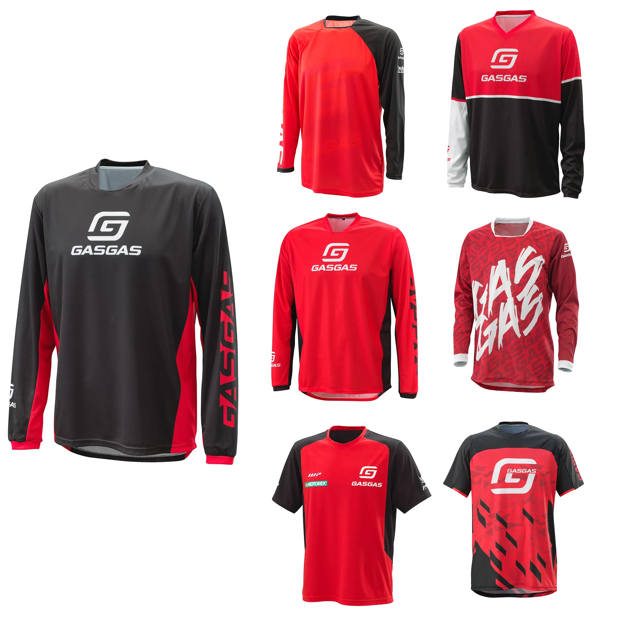 GASGAS-Camiseta de Motocross para Hombre, Maillot de Ciclismo BMX para descenso, MTB, ATV, todoterreno