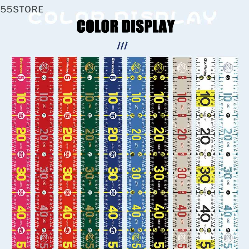 مقاوم للماء الأسماك مسطرة قياس 130 سنتيمتر طوي الصيد أشرطة القياس ملصق الصيد اكسسوارات معالجة أداة #4