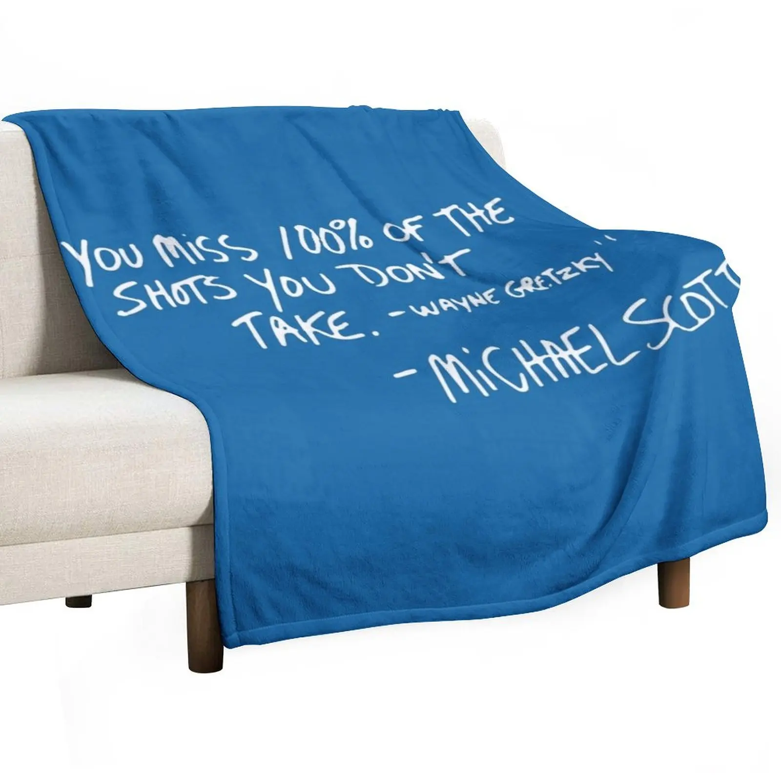 The Office - Michael's Quote Throw Blanket Comforter funny gift Cute Plaid Blankets