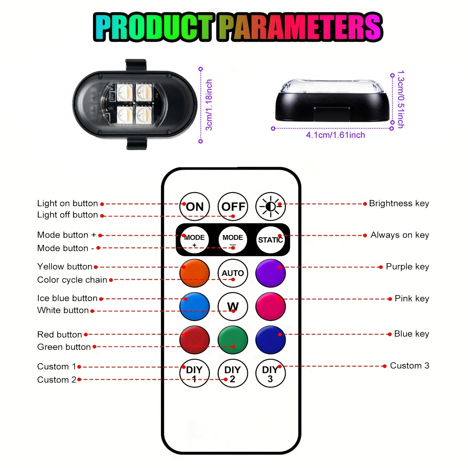 Luces Estroboscópicas LED Inal - Drone Strobe Light reseña y precio