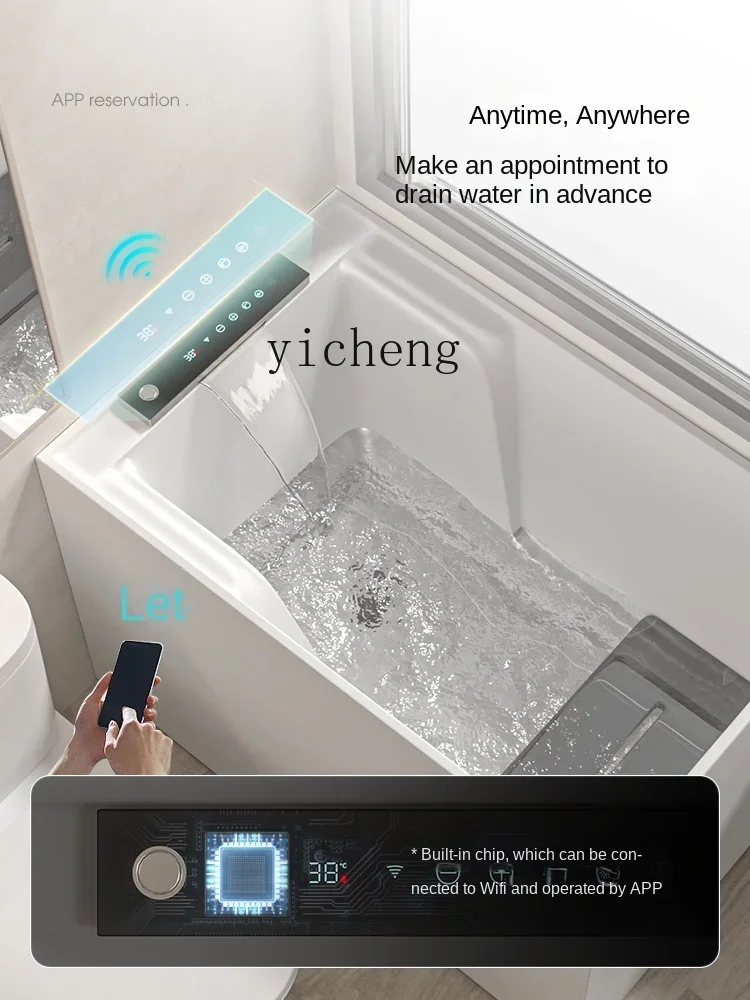 Acrylic Sitting Bathtub Household Japanese Mini Bathtub Adult Mobile Sitting Board