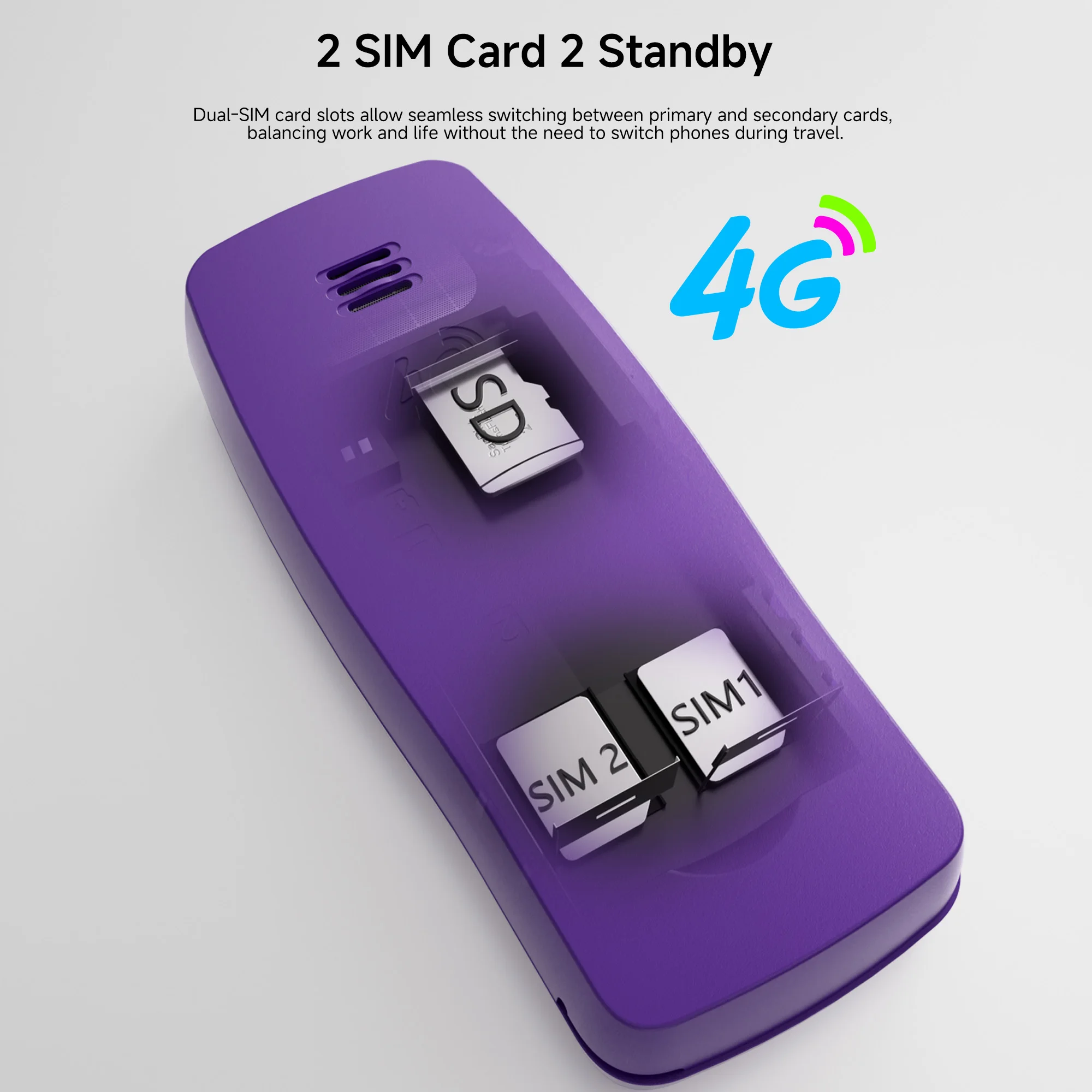 سيرفو BM80 2G VS 4G هاتف محمول صغير ثنائي الشريحة سرعة الاتصال الهاتفي تسجيل المكالمات التلقائية القائمة السوداء صوت سحري الهواتف الخلوية الصغيرة Type-C #2