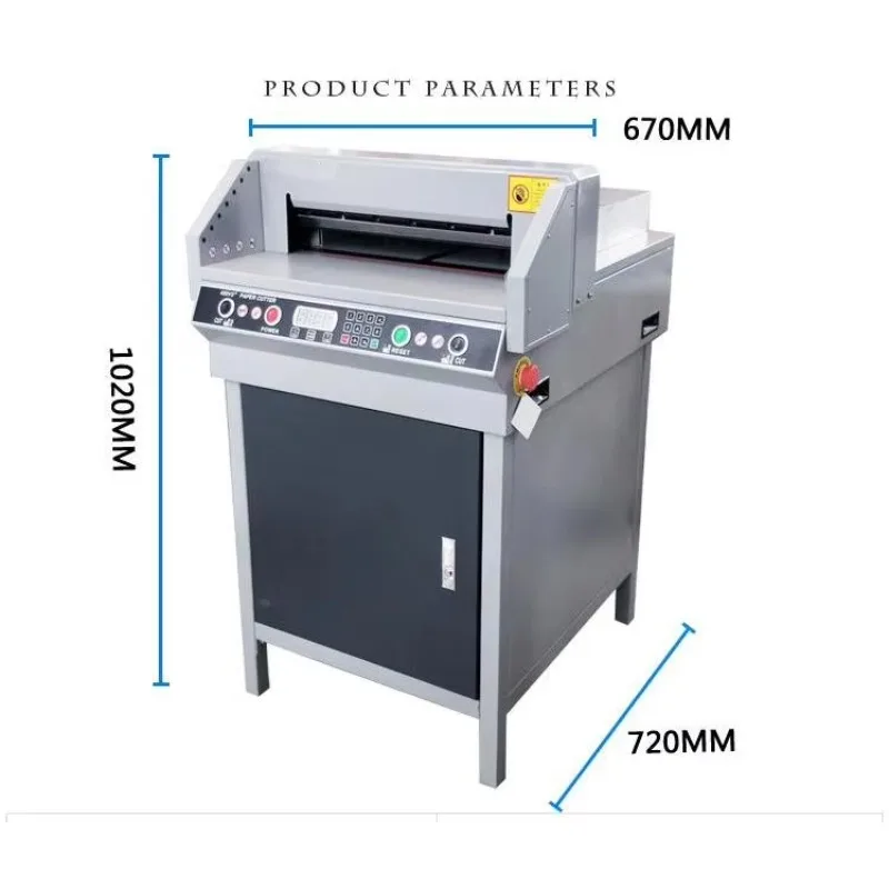 

Hot Selling G450VS+ Numerical Control Electric Guillotine Paper Cutter Easy Operate For Pushing Paper 450mm