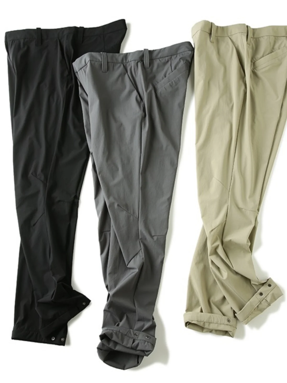 

Легкие дышащие брюки для активного отдыха и повседневной носки с эластичным низом, прямые штанины, серия Function