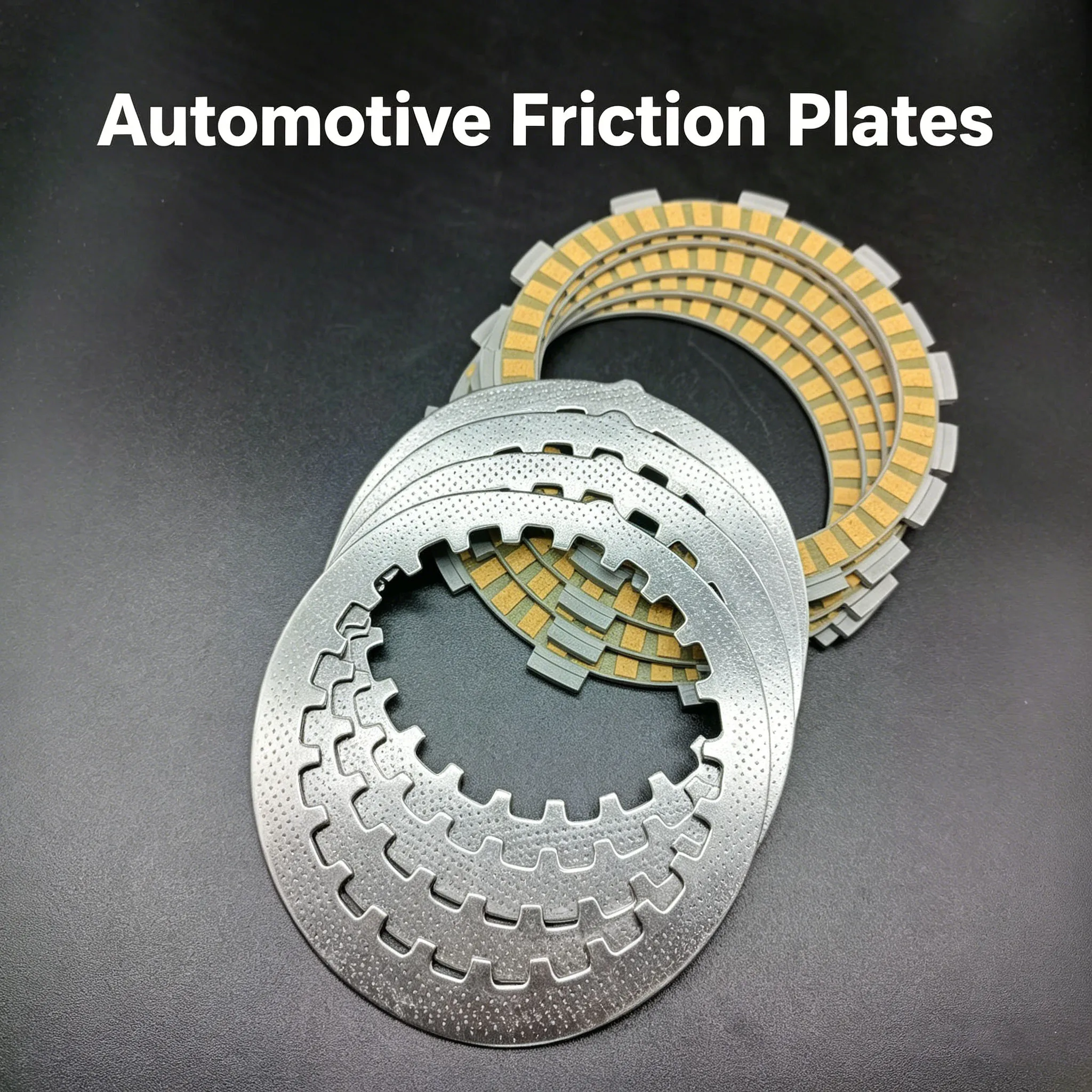 Clutch Friction Disc Plates Fits Yamaha YFM225 N/S/T/U 1985-1989 YFM200 DKW/DX/DXA 1986-1990 YZ80 H/J/K/L/N 1981-1985