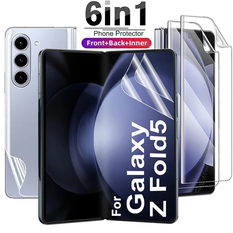 

For Samsung Galaxy Z Fold 5 5G Soft Hydrogel Film Flexible Soft HD Screen Protector for Samsung Z Fold5 Protection Accessories