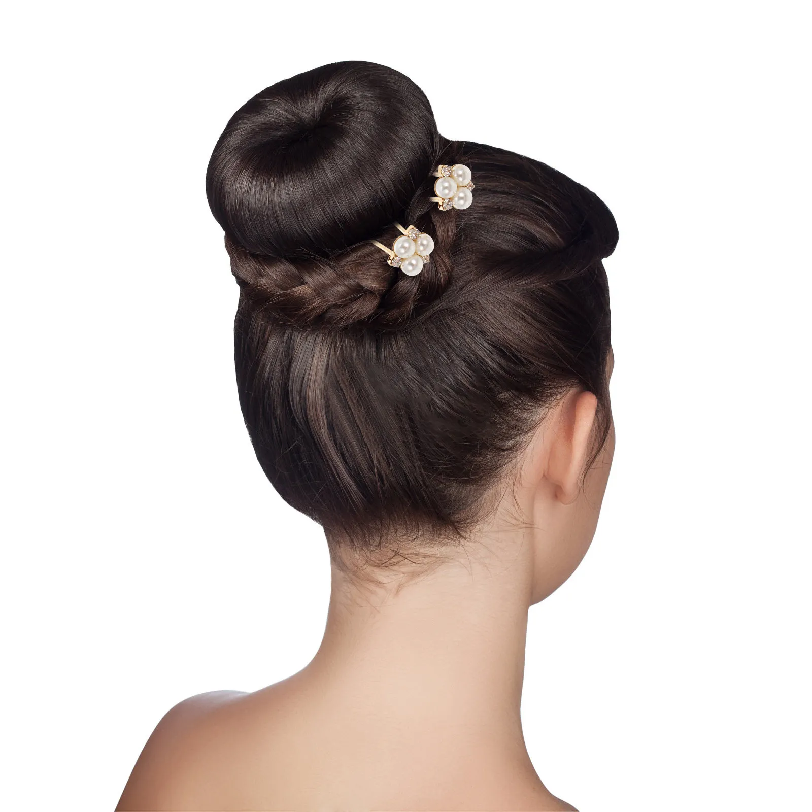 

10Pcs Crystal Pearl Hair Clips Exquisite Hairpins for Wedding Bride Fashionable Hair Accessories Pearl Hairpins