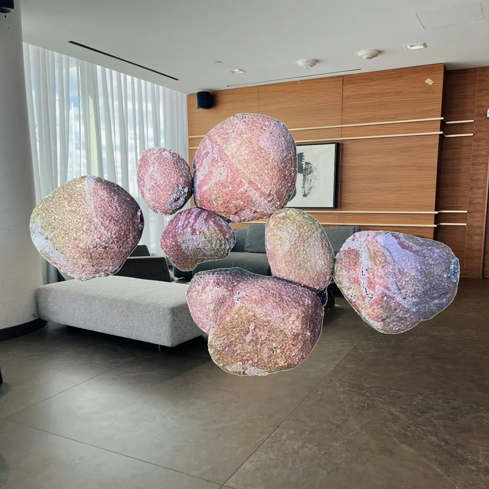 8 Versatile Miniature Artificial Rocks for Realistic Landscaping for Floral Arrangements, Patio Landscaping, And Fairy Gardens.