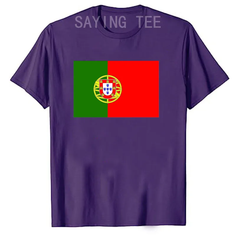 Portugal Flag | Portuguese T-Shirt Coat of Arms Tee Flag Souvenir Gift Lisbon Outfit Portugal Soccer Ball Shirts Futbol Clothes