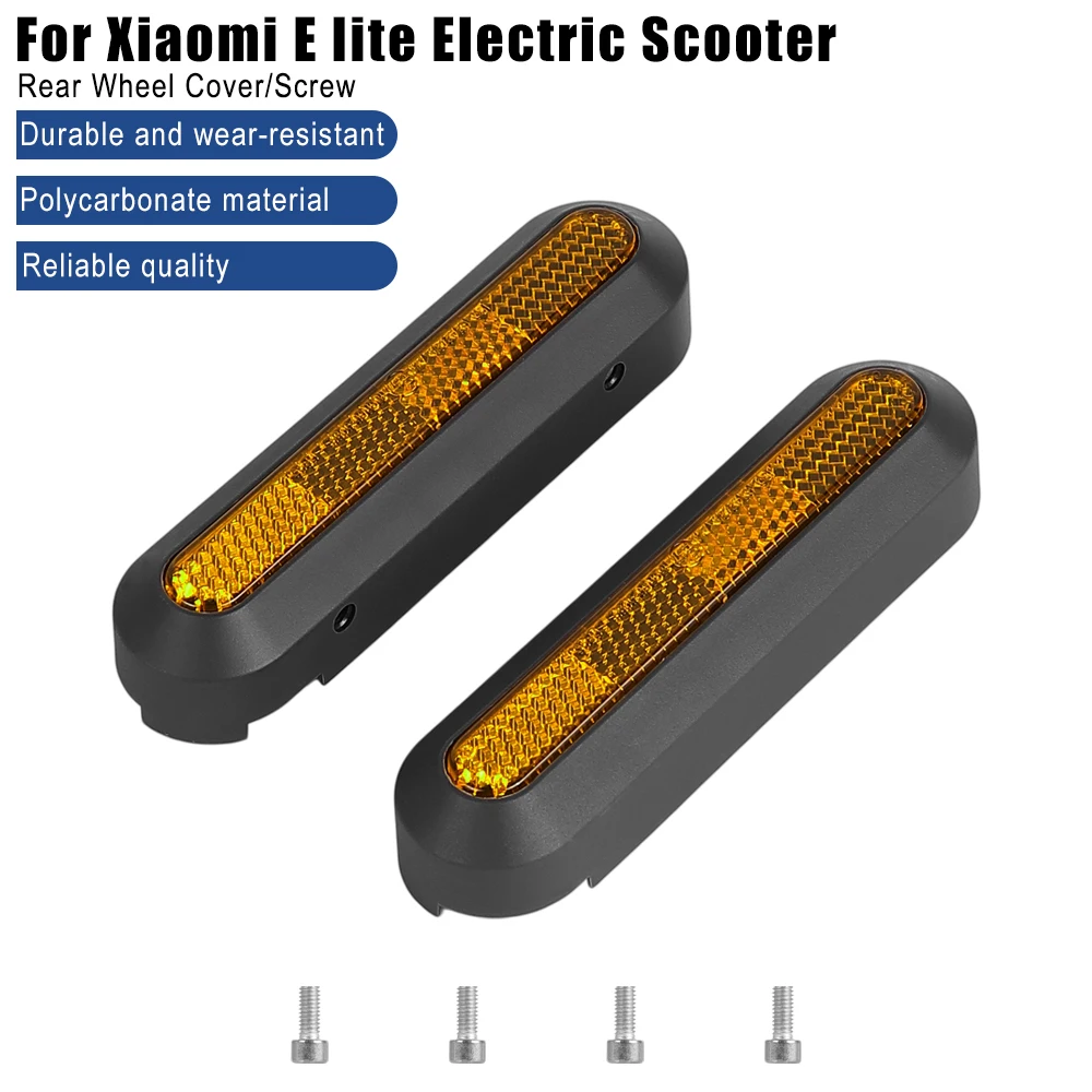 Hinterradnabenabdeckung mit reflektierendem Streifen für Xiaomi Elite Elektroroller – Sicherheitswarnreflektor und reflektierender Block – Detail 1
