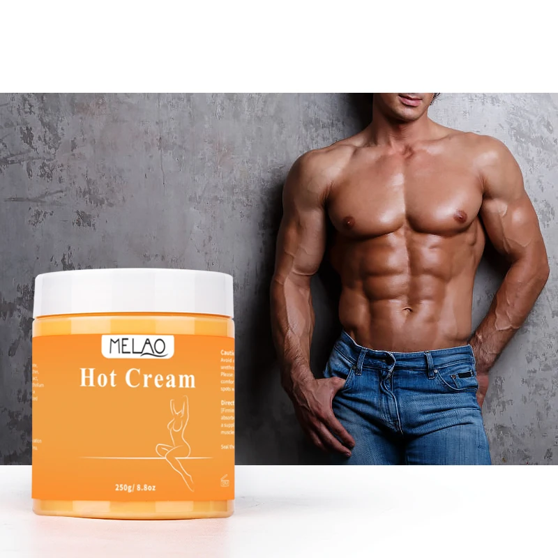 MELAO Hot Cream Massage Gel - Natural and 87% Organic Anti Cellulite Slimming Lotion Fat Burning Massage Weight Loss Cream