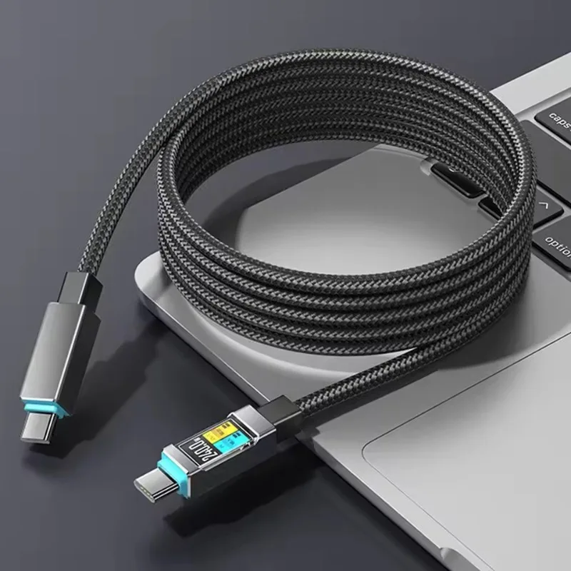 PD 240W Super Quick Charging Data Line USB Type C Cables Dual C High-speed Data Transfer Wire Cord for iPhone 17 16 15 Samsung