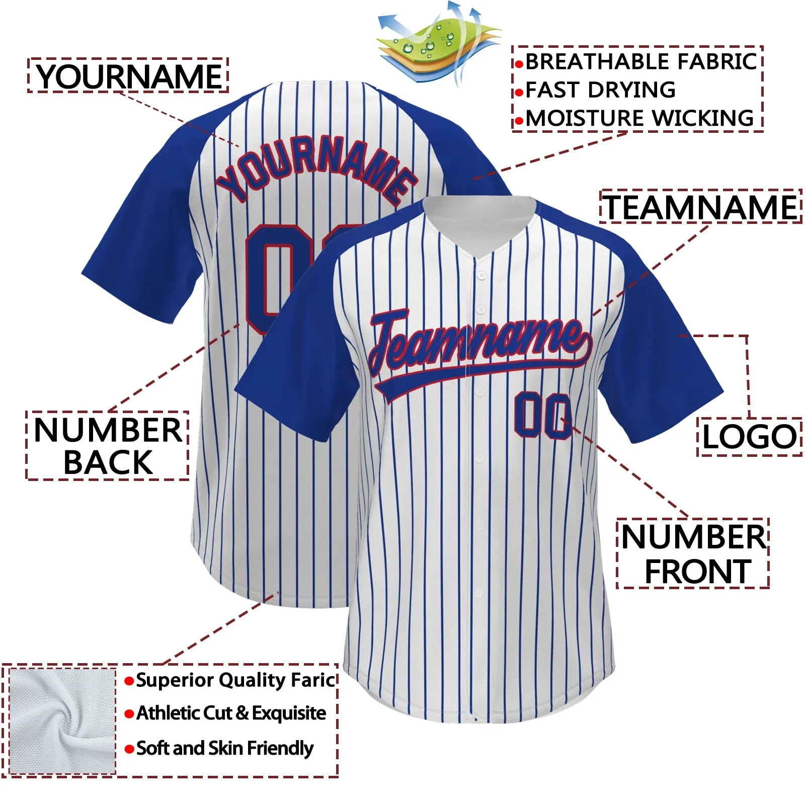 Custom Baseball Jersey Stitched/Printed Personanlized Button Down Shirts Sports Uniform for Men Women Youth