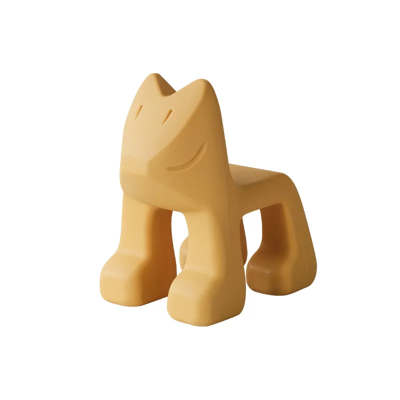 Chair cartoon animal seat plastic thickened children's chair kindergarten