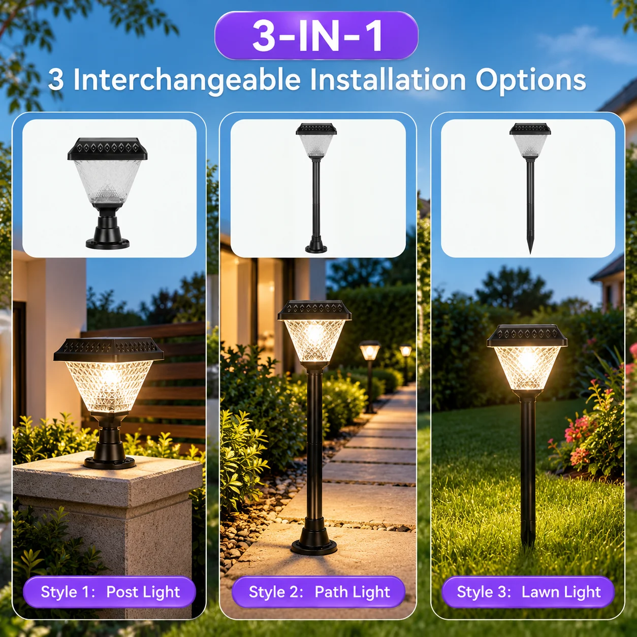 Solar Post Cap Light IP65 Wate - Color Changing Outdoor recensie en prijs