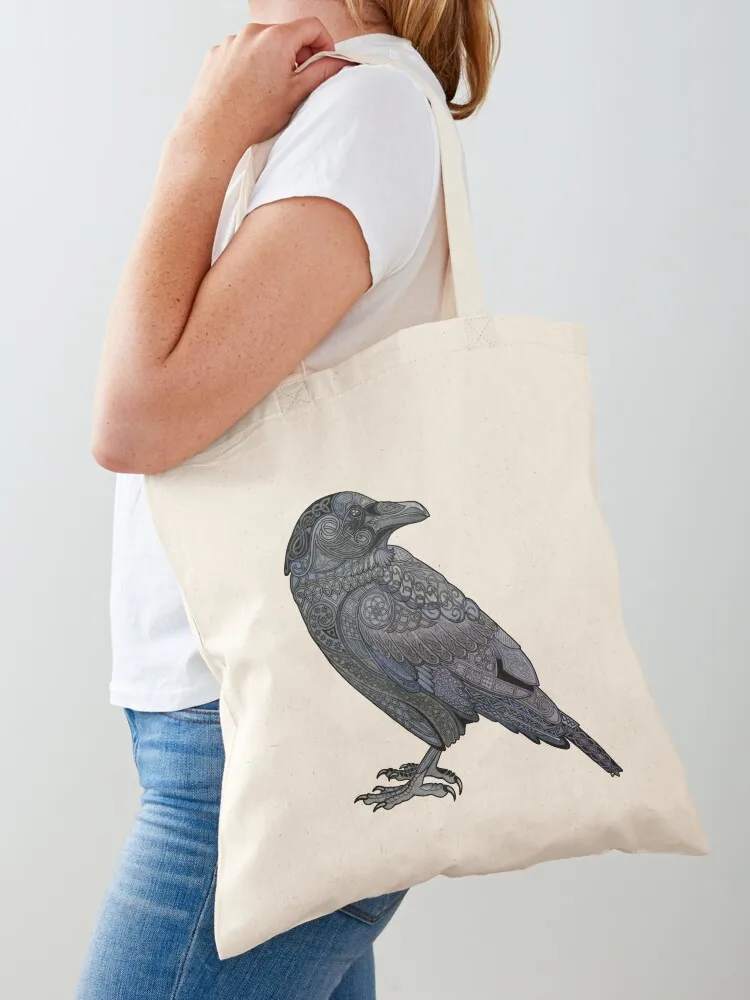 

Celtic Raven Tote Bag handbag Big bag canvas bags sacs de shopping