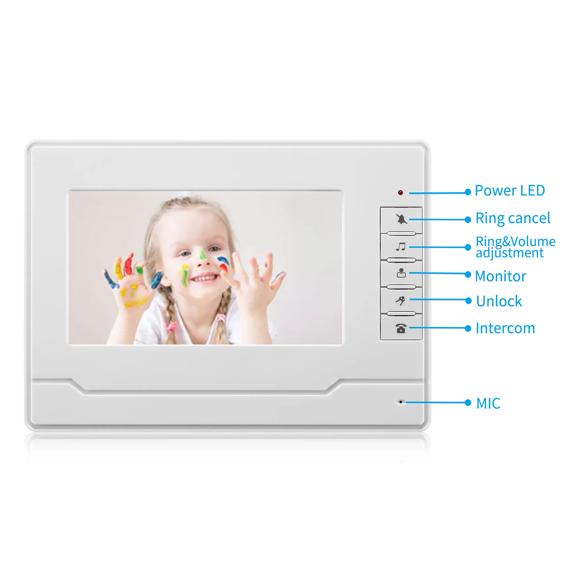 2-12 Units Building Video Intercom Apartment Video Door Phone System HD Camera 7" Monitor Video Doorbell With RFID Card Unlock