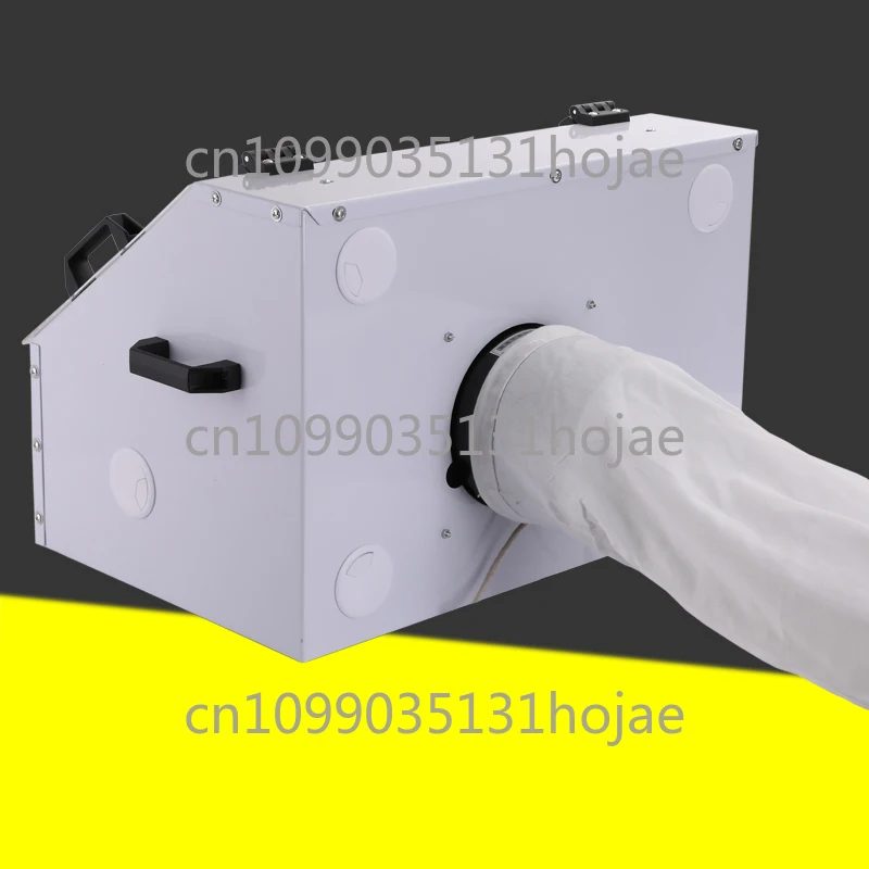 

Dust Cover Dust Container Metal Dental Grinder Polishing Container One-piece Dust Cover with LED Light