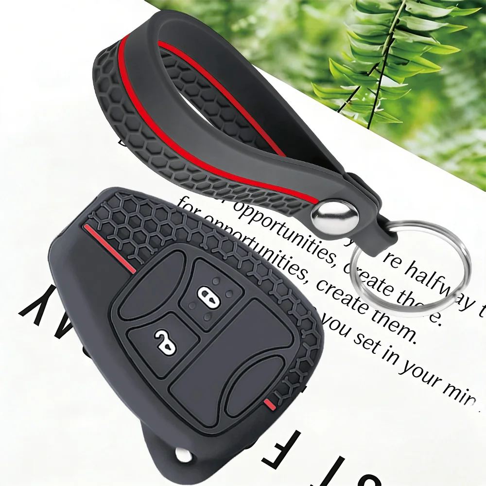 Funda para Llave de Auto para Dodge Avenger, Caliber, Cool Bo, para Chrysler Voyager, 300c, Pacifica, para Jeep Grand Cherokee, Compass, Patriot