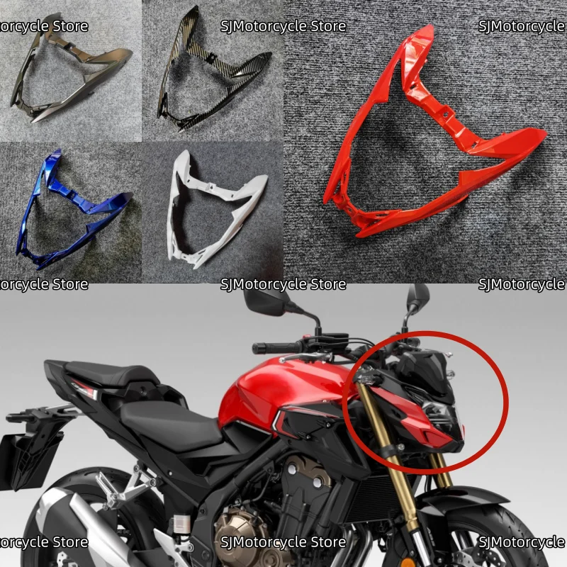 

Motorcycle Accessories Front Headlight Hood Fairing Panel Cover Nose Head Cowl Fit For CB500F CB 500F CB500 F 2016 2017 2018