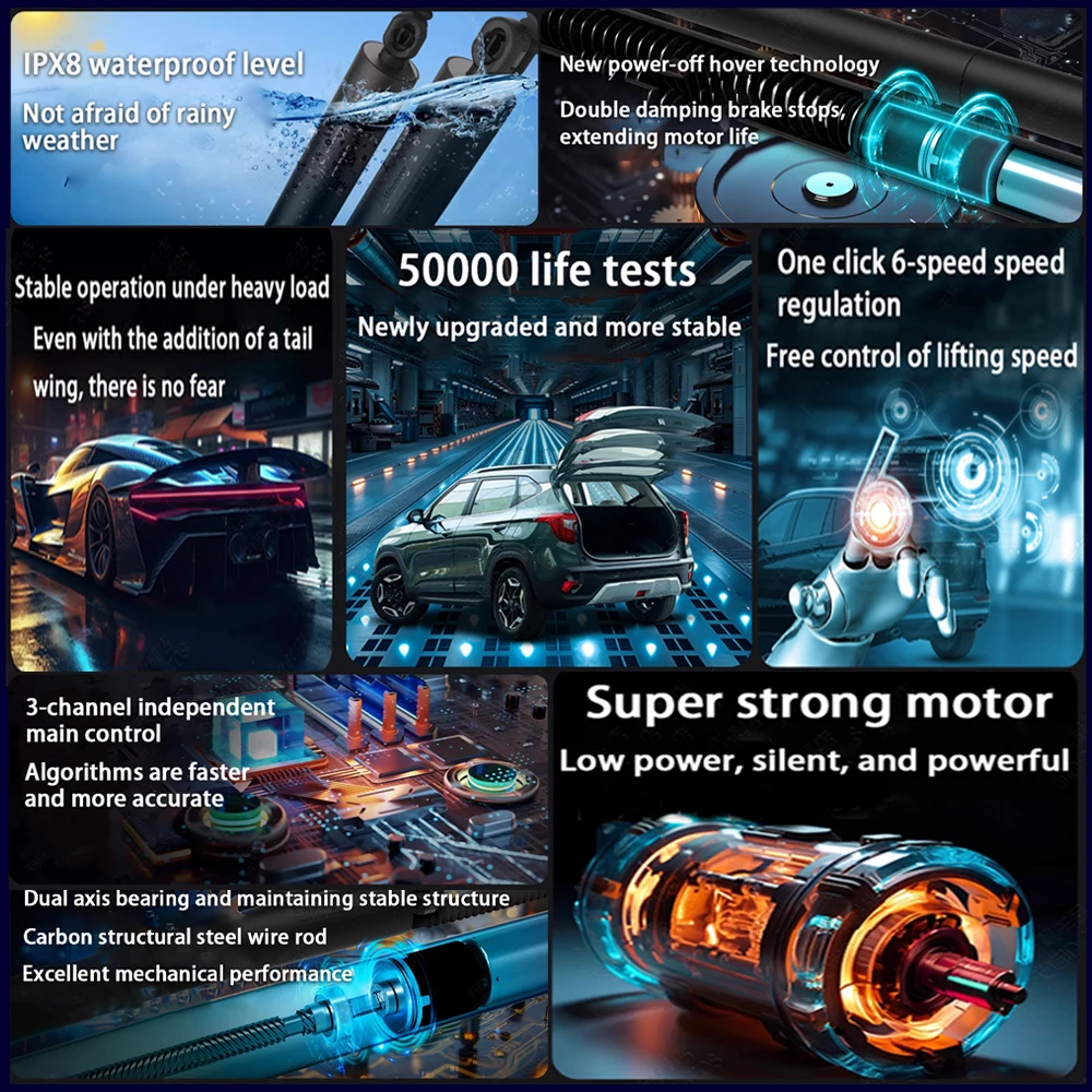 نظام الباب الخلفي الذي يعمل بالطاقة الذكية لـ SsangYong Actyon KGM Torres 2022-2025 طقم التحكم في رفع صندوق السيارة الكهربائي الذكي الأوتوماتيكي #4