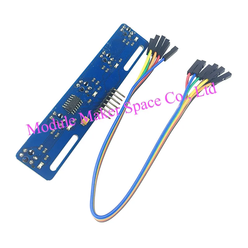 وحدة استشعار تتبع الخطوط ذات 5 قنوات، مجموعة TCRT5000 IR لروبوت السيارة الذكية، تلقائي عالي الدقة #1