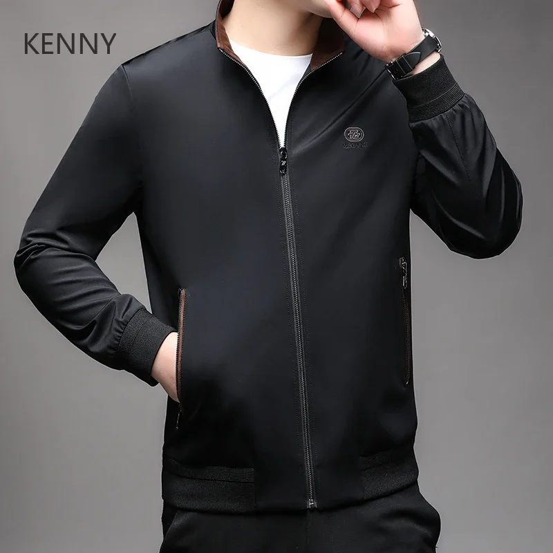 

Billy Designer Clothes Wind Coat Tops Spring and Autumn 2025 New Thin Sports Stand Collar Loose Business Casual Jackets for Men