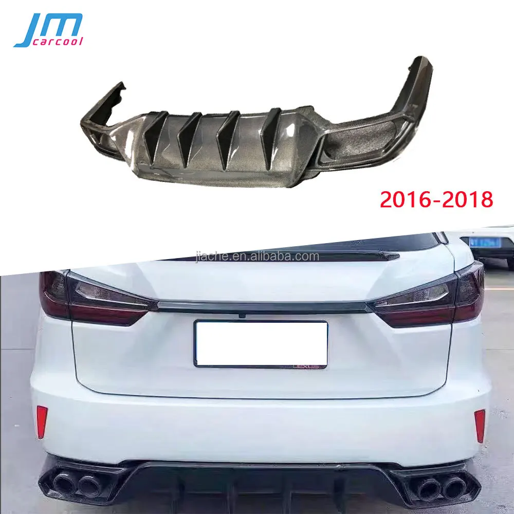 

Задний бампер из углеродного волокна, диффузор, удлинители для Lexus RX300 RX450H 2016 2017 2018, автомобильный аксессуар