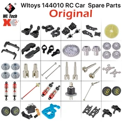 Wltoys – pièces de rechange originales pour voiture, 144010 1/14 RC, bras pivotant ESC, siège C, boîte à ondes différentielle, amortisseurs de pneus, Kit de pièces