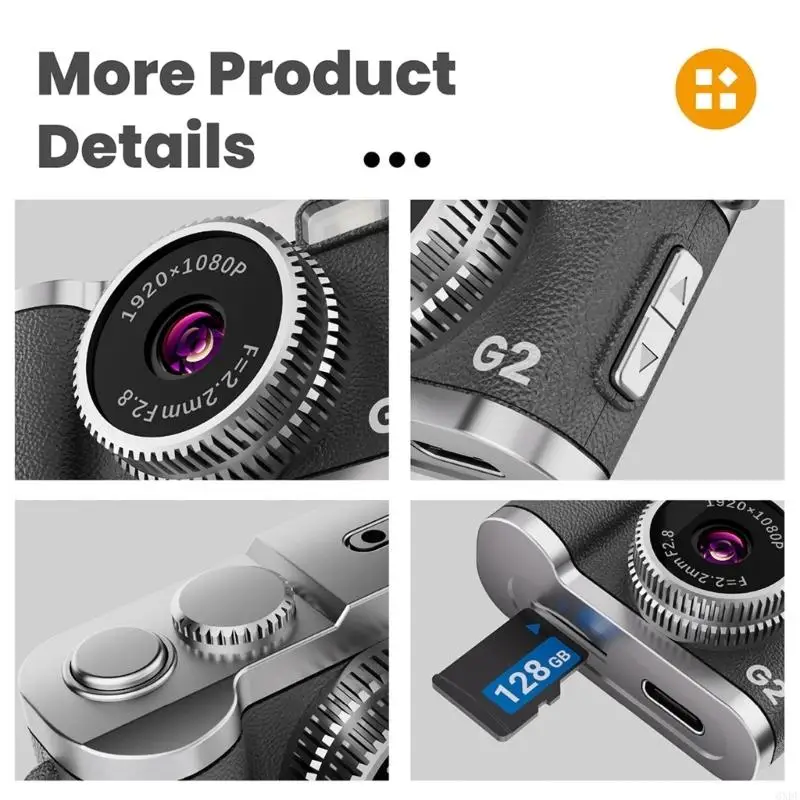6XDF Everyday Carry Mini Camera Keychain Portable & Lightweight Innovative Camera Chain for Convenient Management