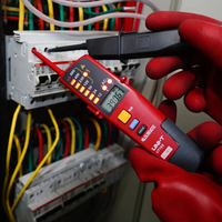 UNI-T Voltage Testers UT18C UT18D UT15C Phase Sequence Continuity Voltage Detector LCD Display Auto Range IP65 Waterproof Meter