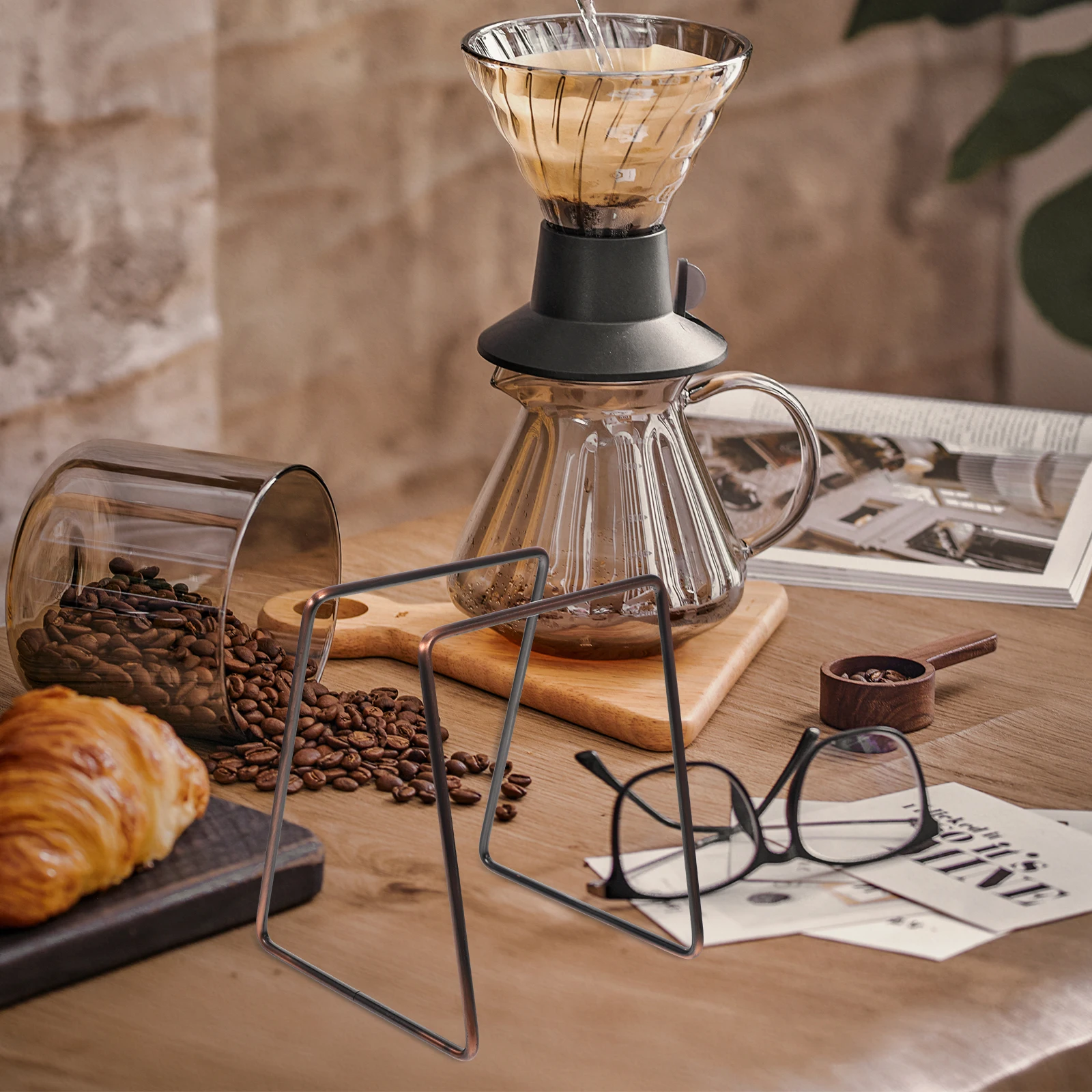 

Dripper St Filter Cup Holder Reusable Coffee Filter Rack Accessory Lightweight Coffee Brewer Home Kitchen