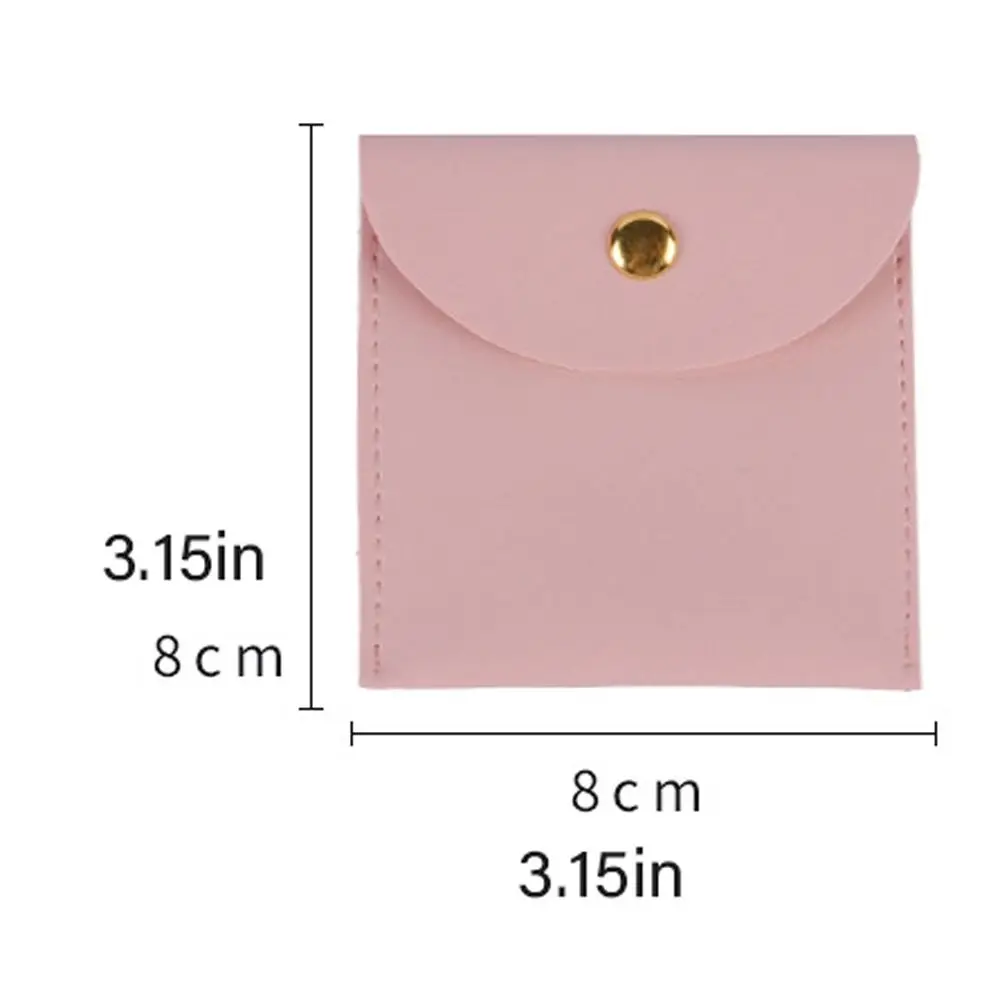 Pure Color Short Coin Purse Large Capacity Korean Style Jewelry Packing Bag Small Handbag Money Bag Mini PU Leather Wallet