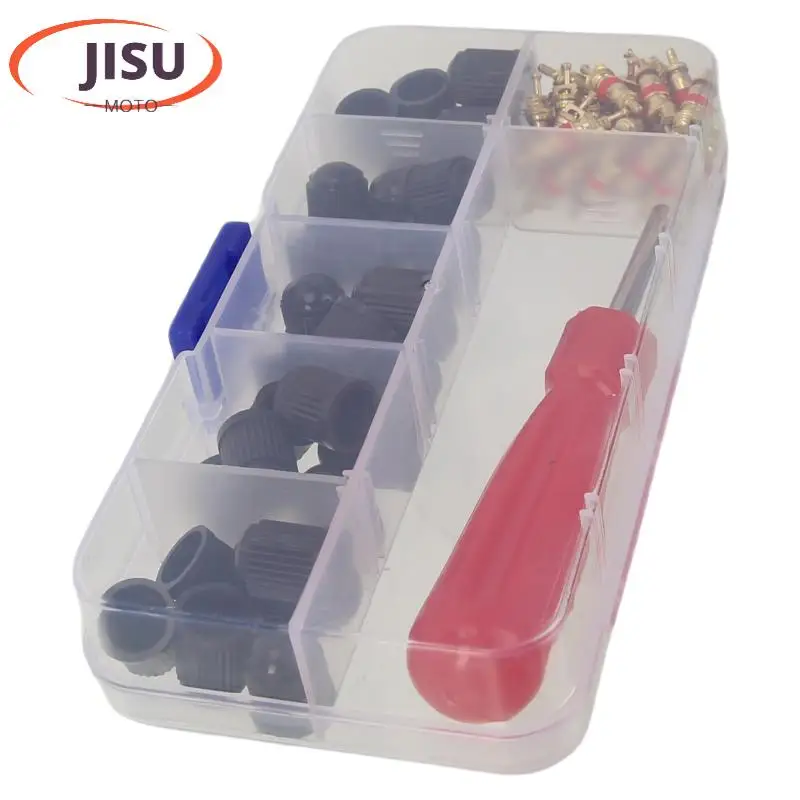 Car Bicycle Slotted Handle Tire Valve Stem Core Remover Screwdriver Tire Repair Install Tool Kit Auto Motorcycle Accessories