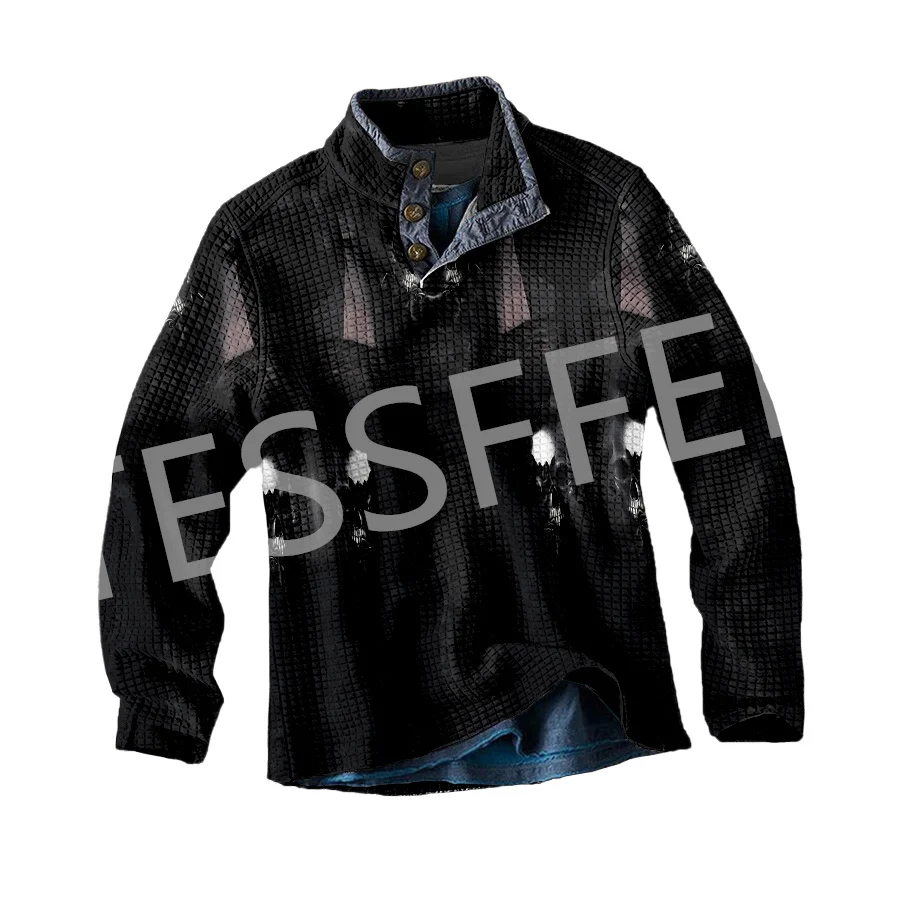 

NewFashion Cartoon Graffiti Tattoo Retro 3DPrint Autumn Winter Pullover Harajuku Casual Funny Sweater Long Sleeves Polo Shirts X