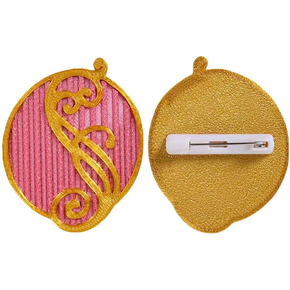 Glinda تأثيري الوردي شارة فيلم الشريرة Elphaba الذهبي شارات زي اكسسوارات للنساء الفتيات الخيال هالوين كرنفال الدعامة #2