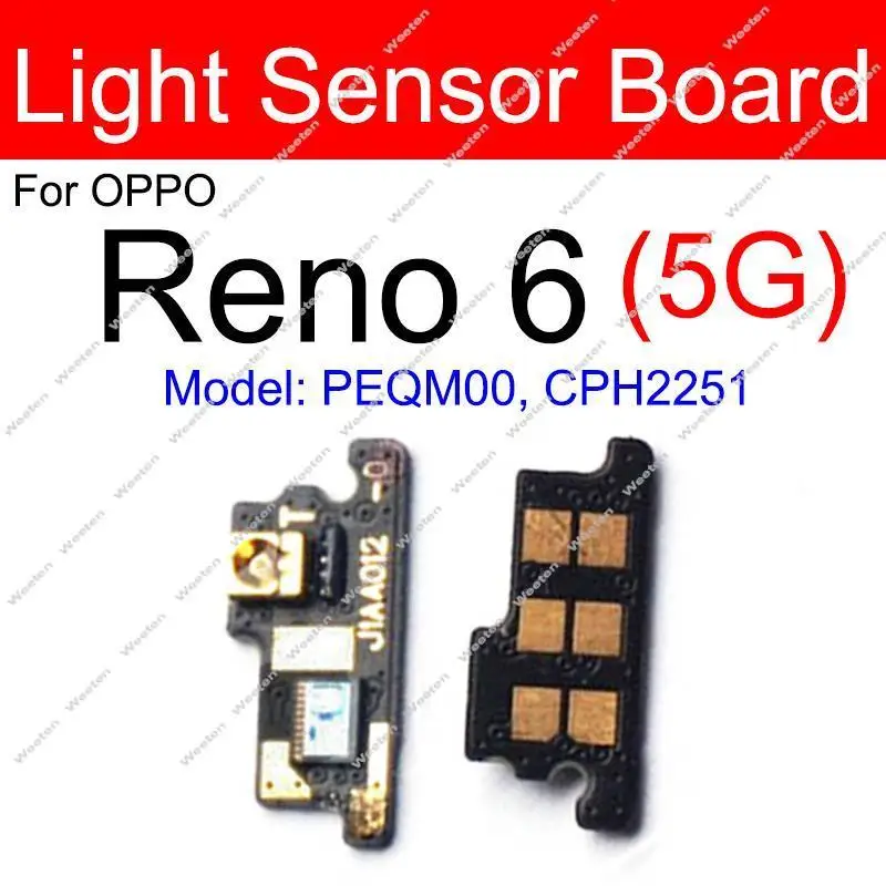 For OPPO Reno 4 5 6 Pro 6Pro Plus 5G Proximity Ambient Light Sensor Flex Cable Small Board Parts