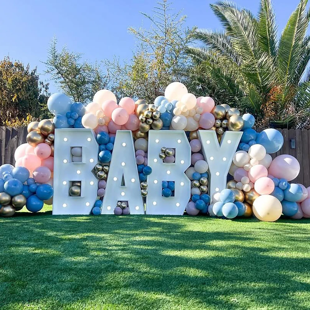 

FSDKX Giant Letter Oh Baby Led Letters 4ft Marquee Numbers Custom Metal Led Marquee Letters