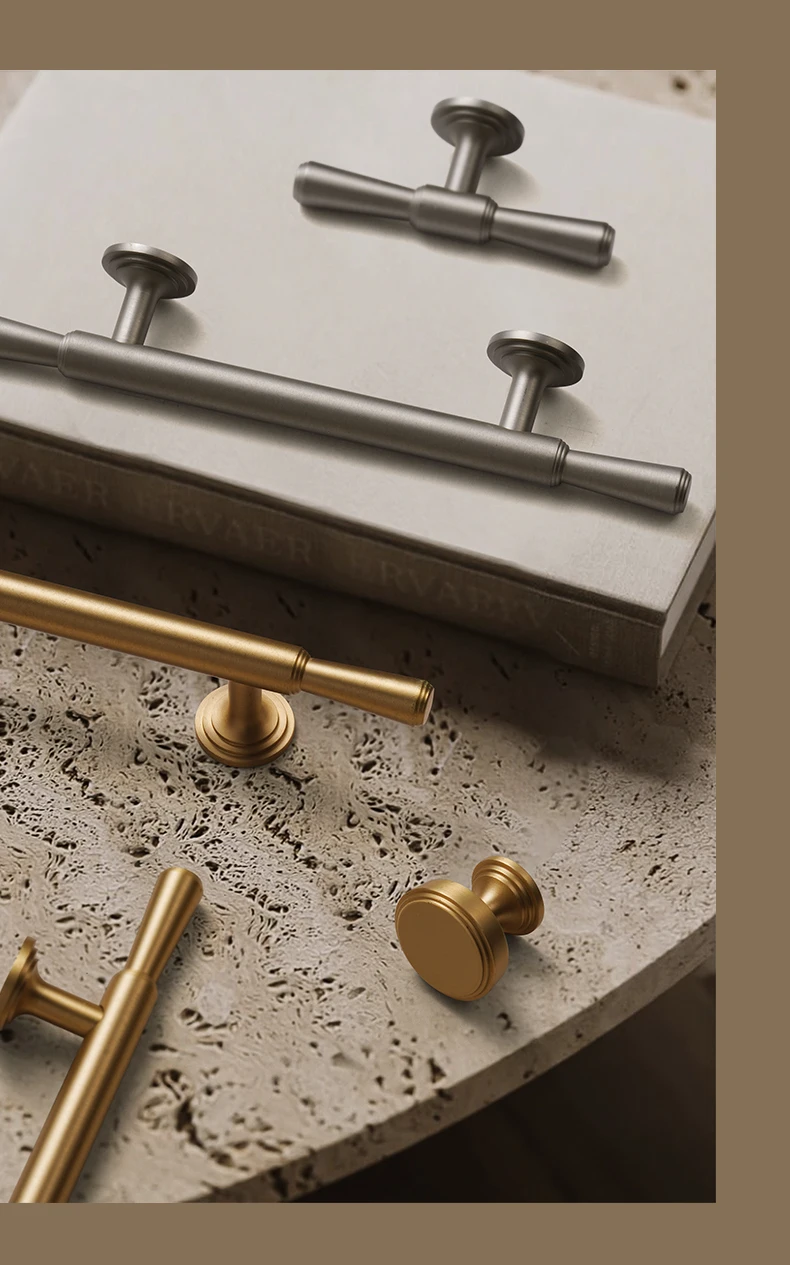 Dooroom Messing-Möbelgriff, Griff-Design, für Schminktisch, Schublade, Schuhschrank, Küchenbeschläge, Großhandel verfügbar – Detail 12