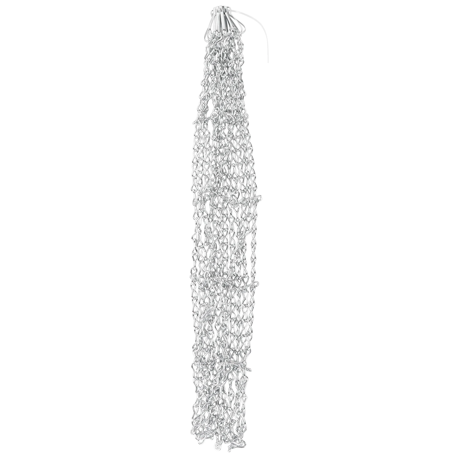 

Basketball Net Rust Proof Heavy Duty Chain Netting for Outdoor Indoor Hoops Standard Fit Long Lasting Steel Construction