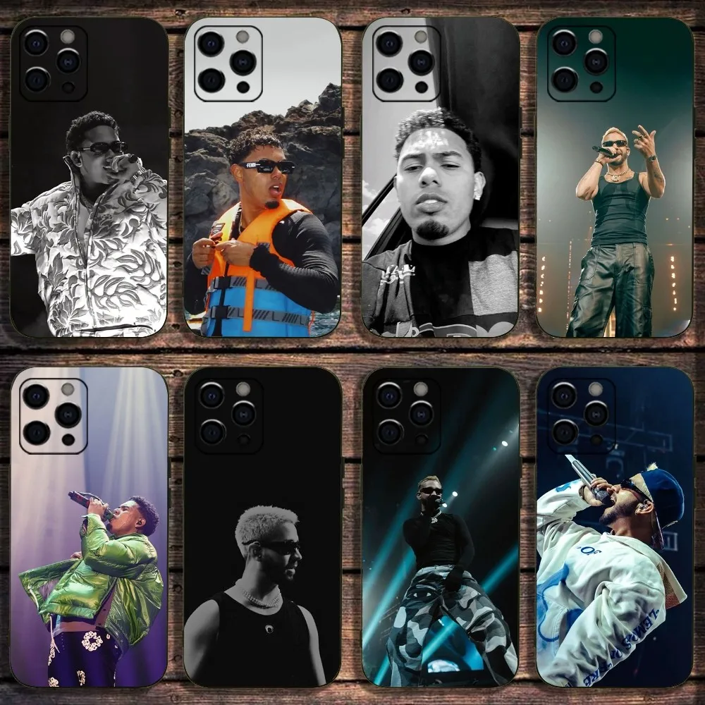 Rapper M-Myke T-Towers Phone Case For Apple iPhone 15,14,13,12,11,Pro,X,XS,Max,XR,Plus,Mini Soft Black Cover