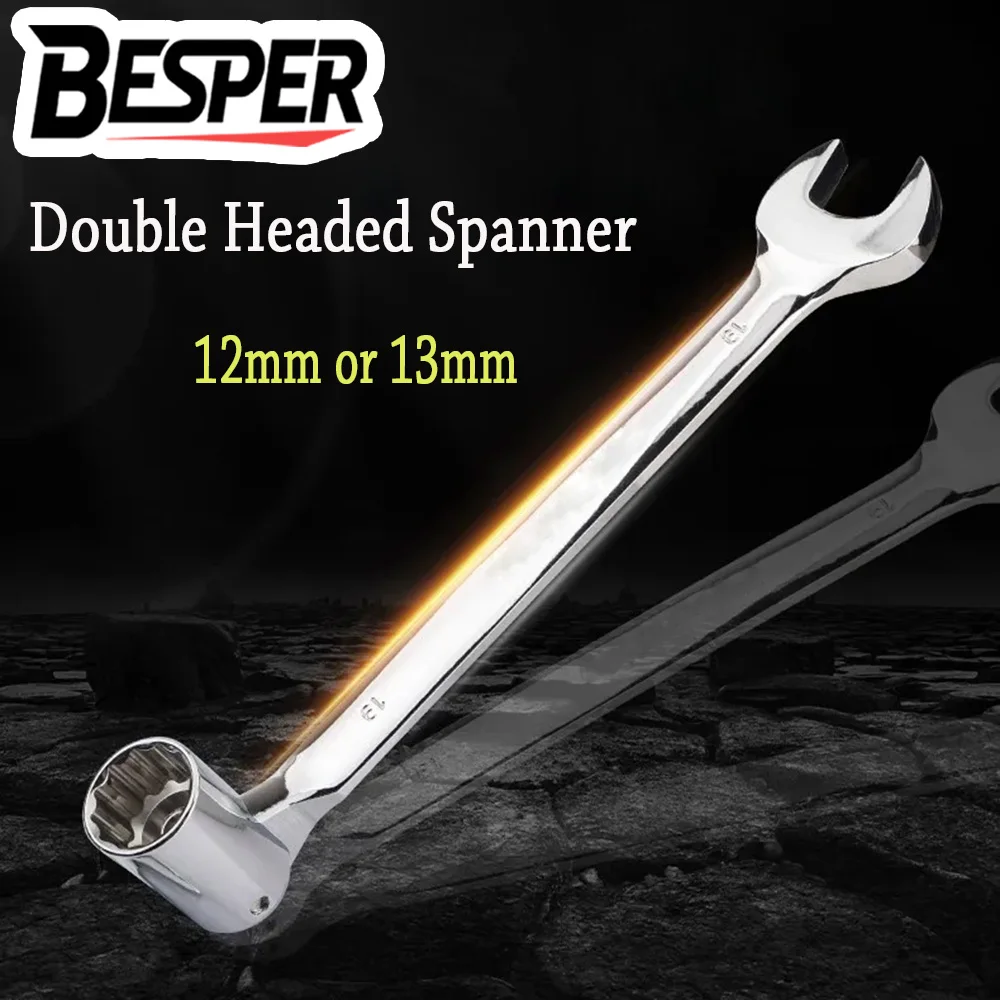 

Hexagonal Adjustable Socket Wrench Dual Use Open-End Spanner Single Hole Universal Wrench for Repair Tools