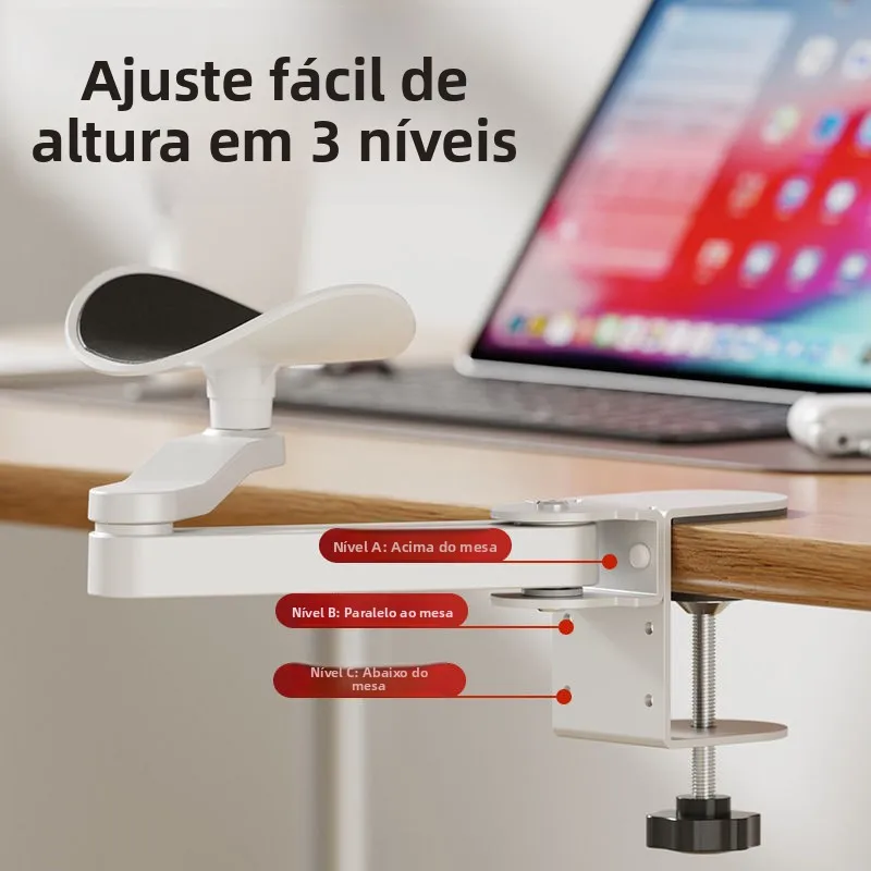 cuter-armrest-desk-holder-extension-board-wrist-pad-table-palm-support-rotating-extended-board-elbow-support-metal-material