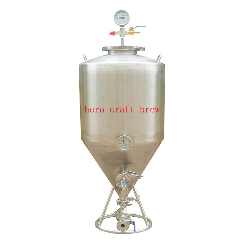 35L Home Beer Brew Fermenter Conical Fermentation Tank for Grape Wine Beer Milk